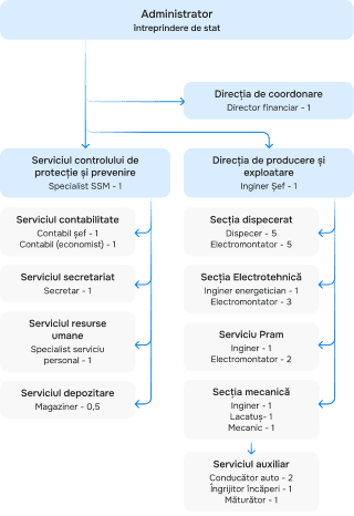 Company organigram